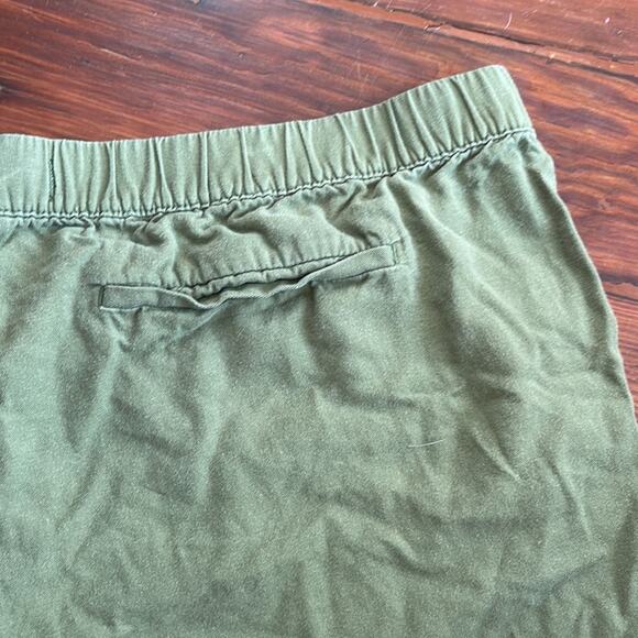 Madewell elastic waist pull on flat front shorts sz XL - Picture 5 of 6